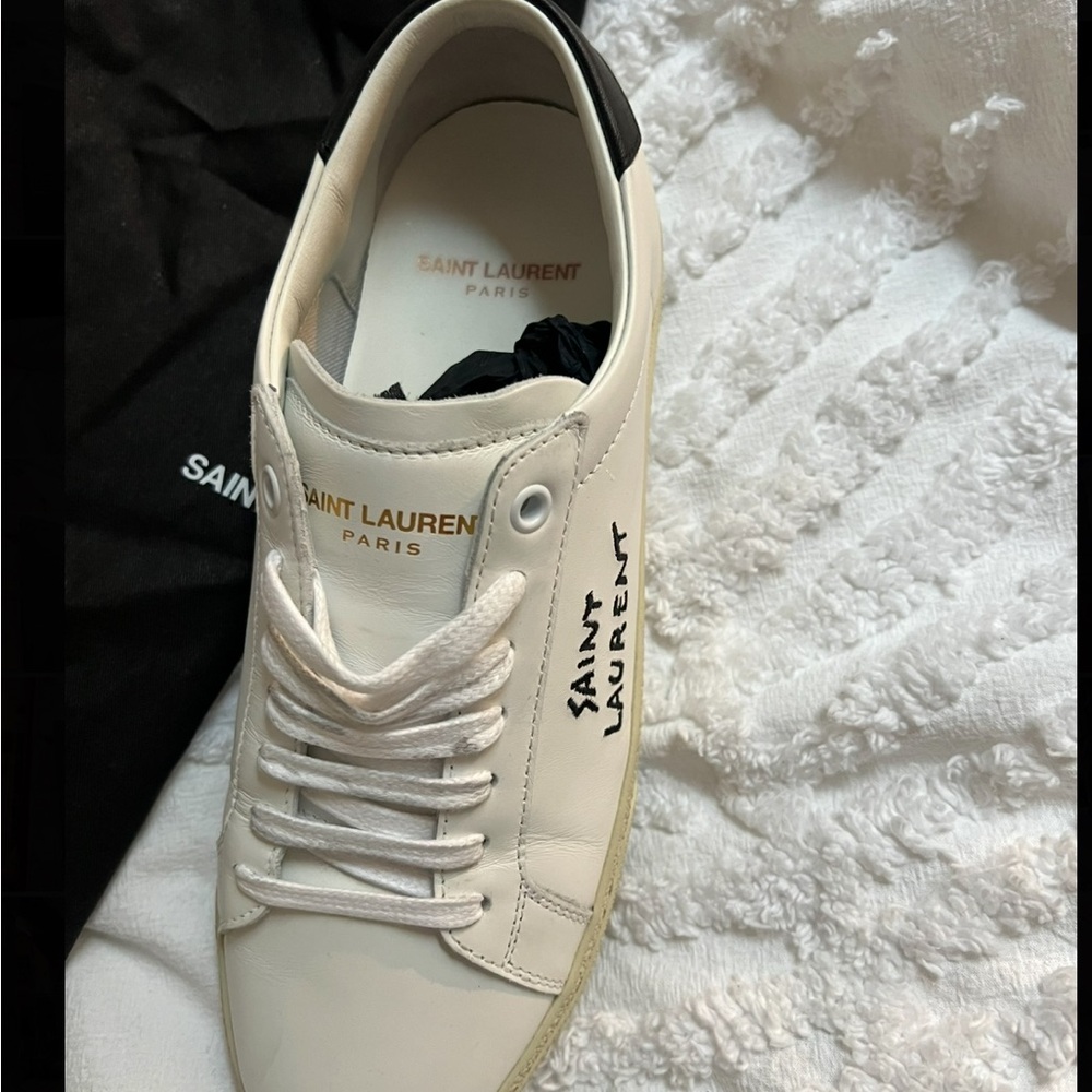 Saint Laurent leather sneakers - Picture 4 of 6